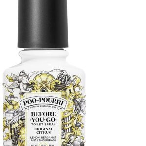 Poo-Pourri Before-You-Go Toilet Spray, Original Citrus, 2 Fl Oz - Lemon, Bergamot and Lemongrass