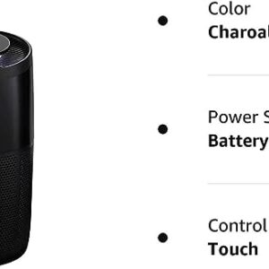 Instant HEPA Quiet Air Purifier From the Makers of Instant Pot with Plasma Ion Technology, Rooms up to 1,940ft2, removes 99% of Dust, Smoke, Odors, Pollen & Pet Hair, for Bedrooms, Offices, Charcoal